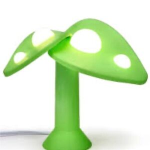 Green Mushroom-Shaped LED Table Lamp